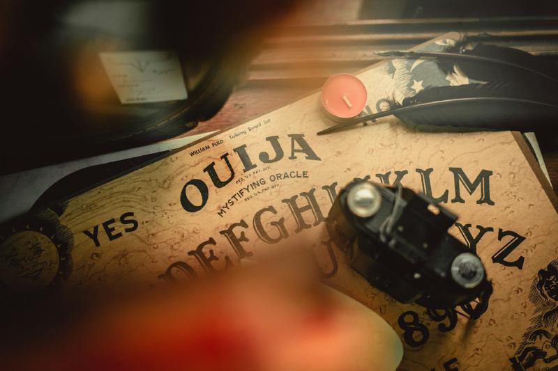 Foto: Ein Ouija Brett.